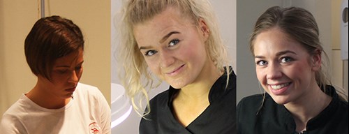 Elever fra Frisøruddannelsen og fra kosmetikeruddannelsen ved TECHCOLLEGE i Aalborg skal til DM i Skills 2017
